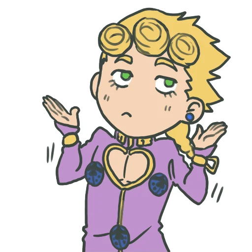 🤷‍♂ Стикер «Cute Jojo´s» для Telegram