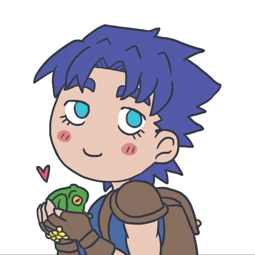 🐸 Стикер «Cute Jojo´s» для Telegram