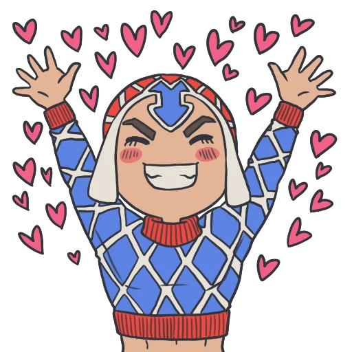 🥰 Стикер «Cute Jojo´s» для Telegram