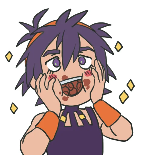🍫 Стикер «Cute Jojo´s» для Telegram