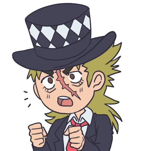 🎩 Стикер «Cute Jojo´s» для Telegram