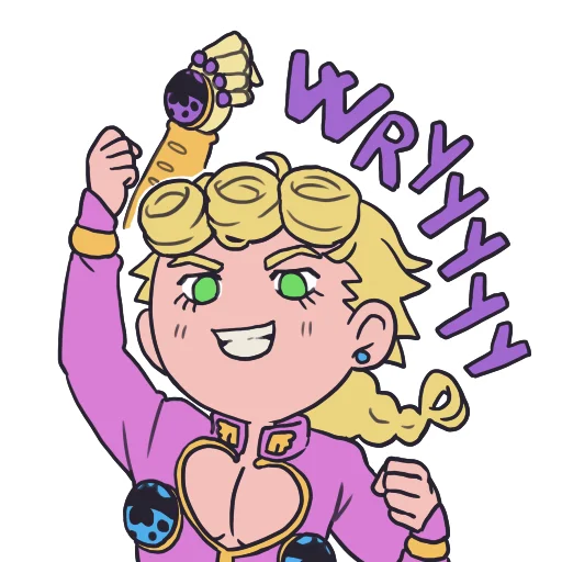 😁 Стикер «Cute Jojo´s» для Telegram