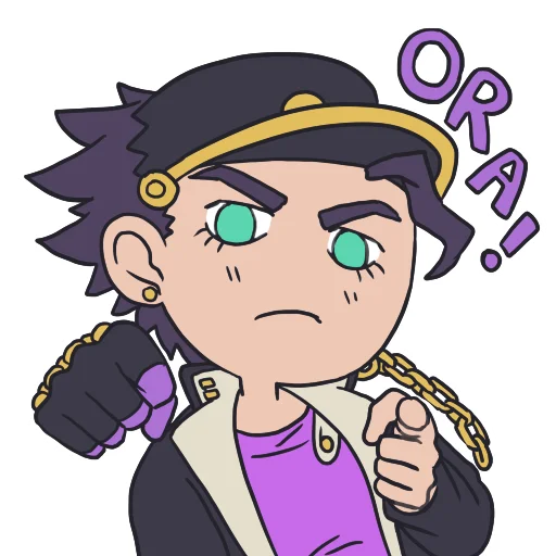 👊 Стикер «Cute Jojo´s» для Telegram