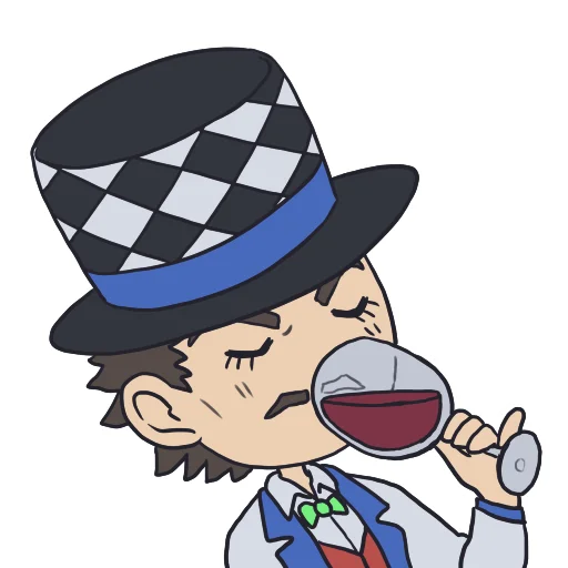 🎩 Стикер «Cute Jojo´s» для Telegram
