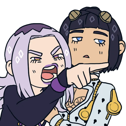 🤬 Стикер «Cute Jojo´s» для Telegram