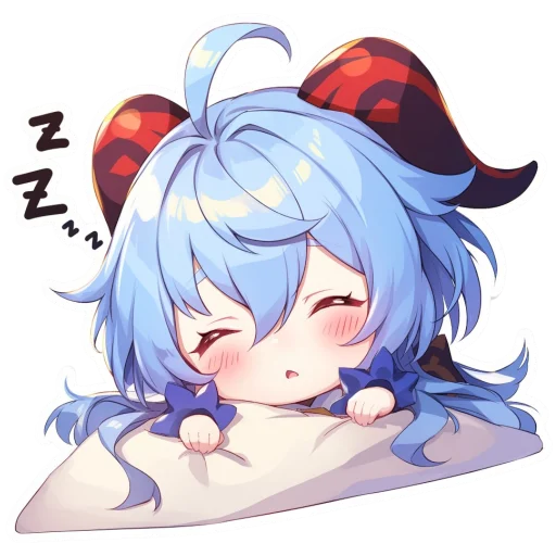 😴 Стикер «Ганьюй Цисин» для Telegram