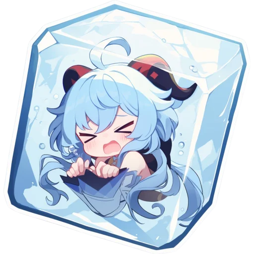 🥶 Стикер «Ганьюй Цисин» для Telegram
