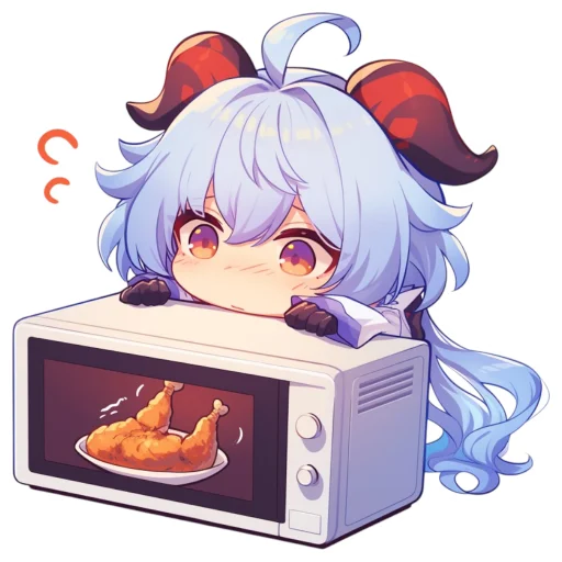 🍔 Стикер «Ганьюй Цисин» для Telegram