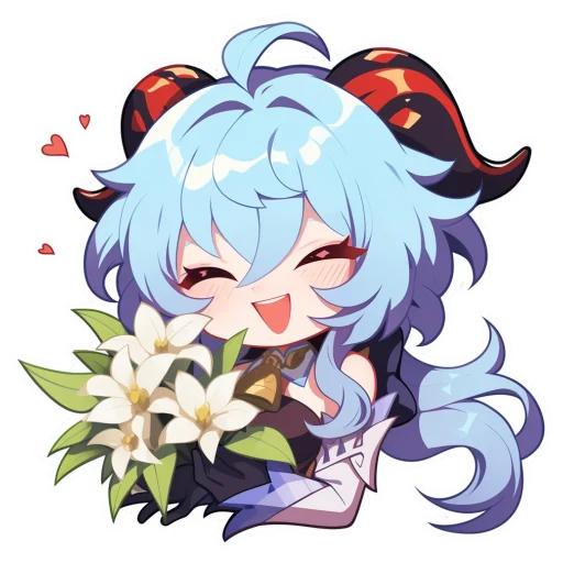 💐 Стикер «Ганьюй Цисин» для Telegram
