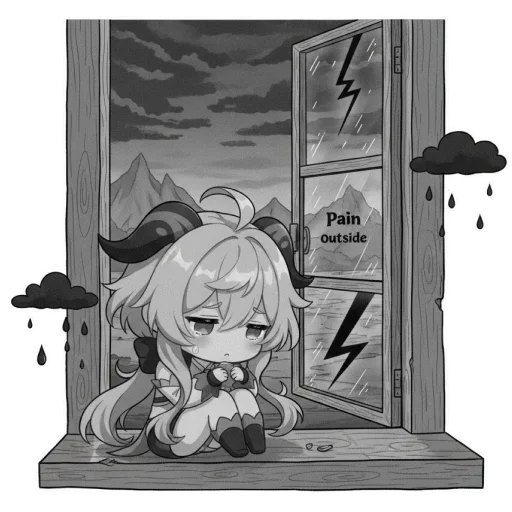 🫥 Стикер «Ганьюй Цисин» для Telegram