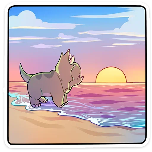 ☀️ Стикер «Гаорун» для Telegram