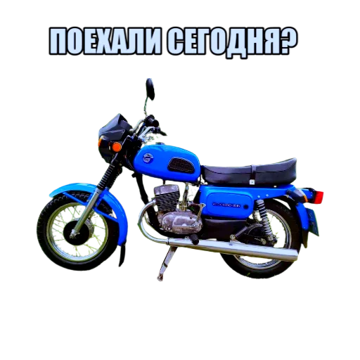 ❔️ Стикер «Гараж МОТОЦИКЛОВ» для Telegram