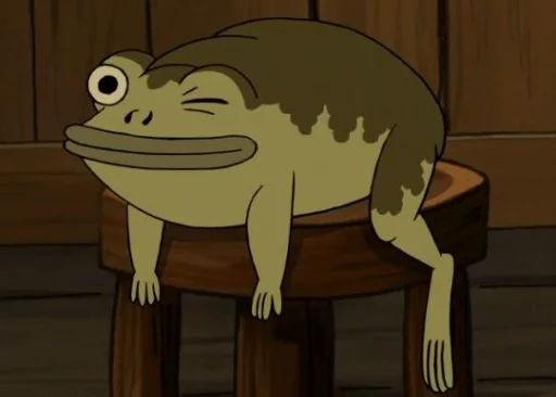 😉 Стикер «Jason Funderburker - The frog» для Telegram