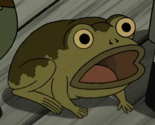 😱 Стикер «Jason Funderburker - The frog» для Telegram
