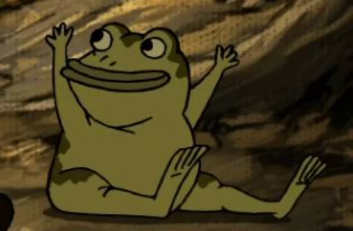🙌 Стикер «Jason Funderburker - The frog» для Telegram