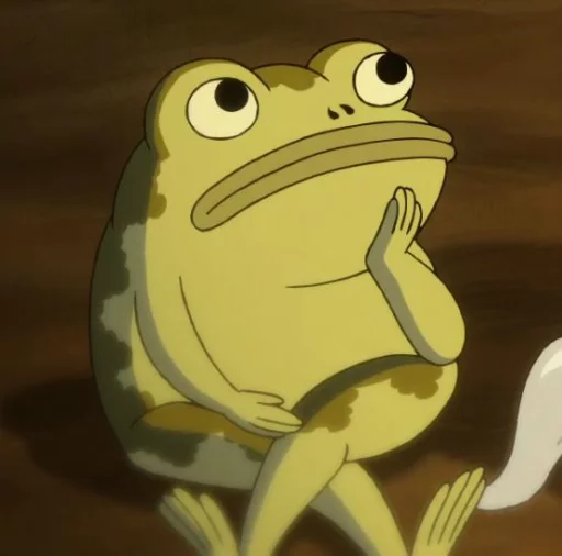🤔 Стикер «Jason Funderburker - The frog» для Telegram