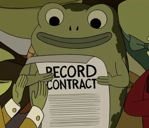 🤑 Стикер «Jason Funderburker - The frog» для Telegram