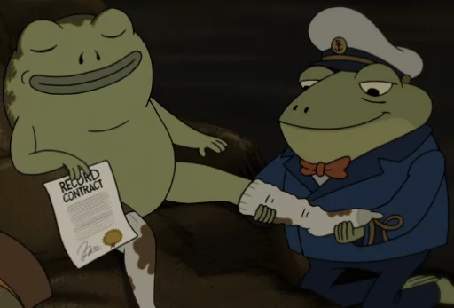 😎 Стикер «Jason Funderburker - The frog» для Telegram