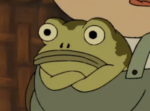 😏 Стикер «Jason Funderburker - The frog» для Telegram