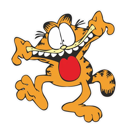 😜 Стикер «Гарфилд» для Telegram