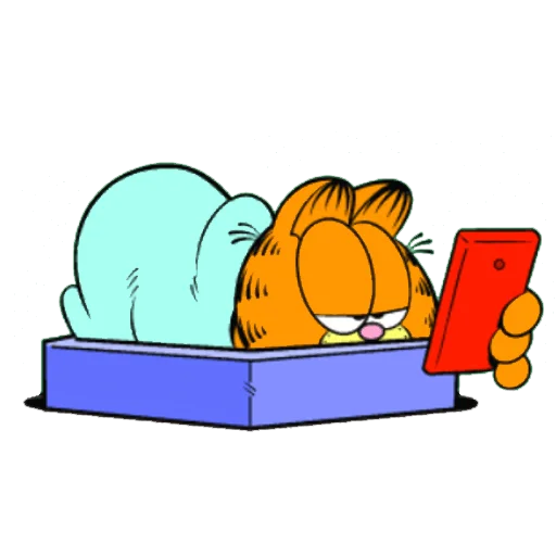 😕 Стикер «Garfield & friends» для Telegram