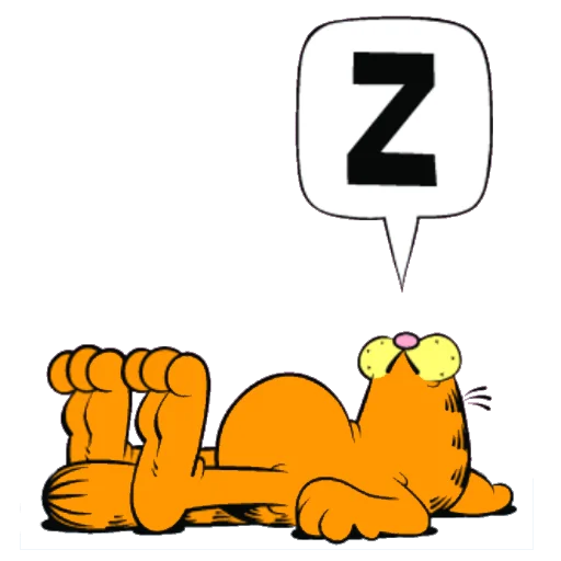 😴 Стикер «Garfield & friends» для Telegram