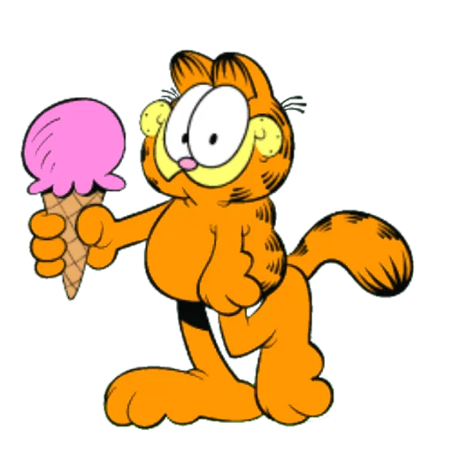 🍦 Стикер «Garfield & friends» для Telegram