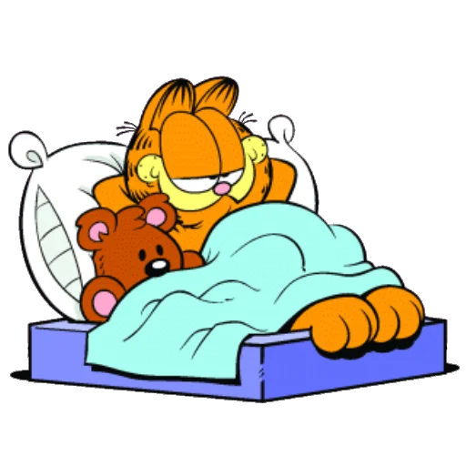 😴 Стикер «Garfield & friends» для Telegram