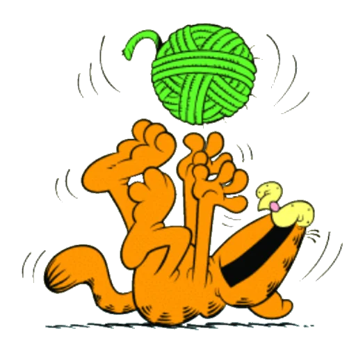 😜 Стикер «Garfield & friends» для Telegram