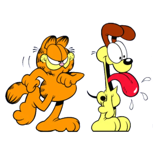😮 Стикер «Garfield & friends» для Telegram