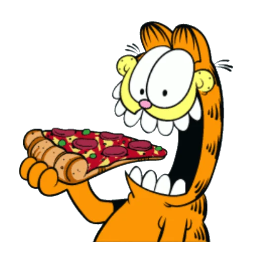 🍕 Стикер «Garfield & friends» для Telegram