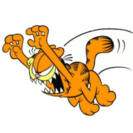 😈 Стикер «Garfield & friends» для Telegram