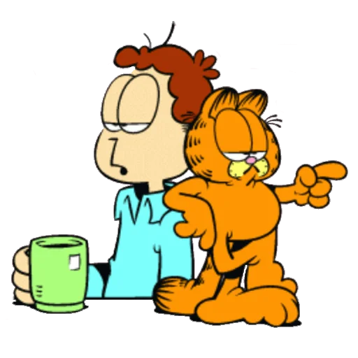 👦 Стикер «Garfield & friends» для Telegram