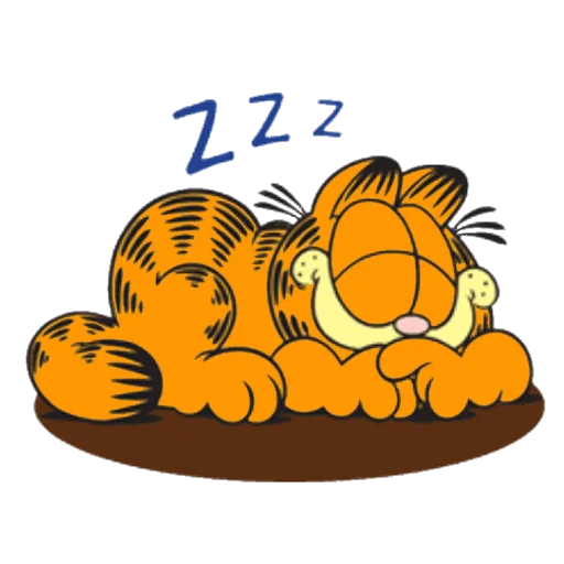 😴 Стикер «Garfield & friends» для Telegram