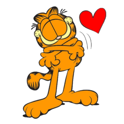 😍 Стикер «Garfield & friends» для Telegram