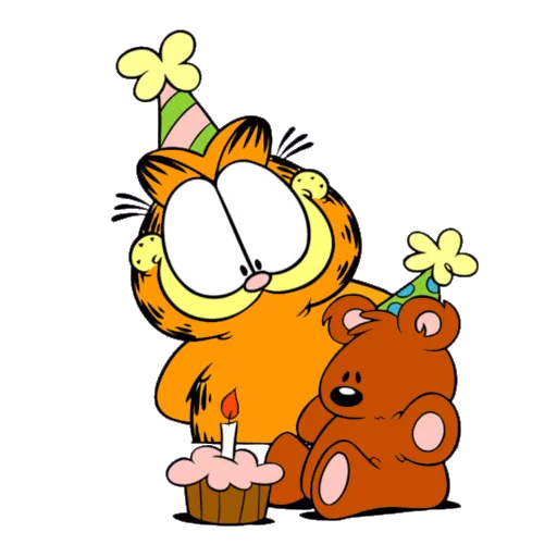 🧁 Стикер «Garfield & friends» для Telegram