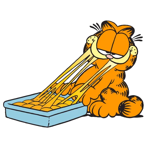 🍞 Стикер «Garfield & friends» для Telegram