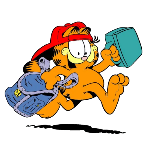 🎒 Стикер «Garfield & friends» для Telegram