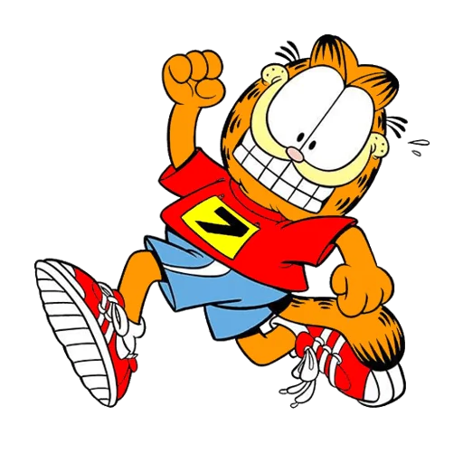 🏃‍♂️ Стикер «Garfield & friends» для Telegram