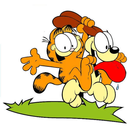🏇 Стикер «Garfield & friends» для Telegram