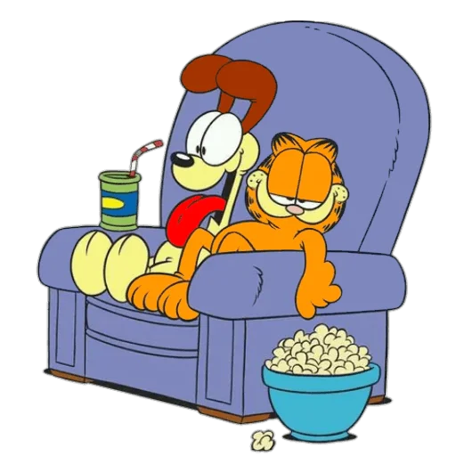 🎬 Стикер «Garfield & friends» для Telegram