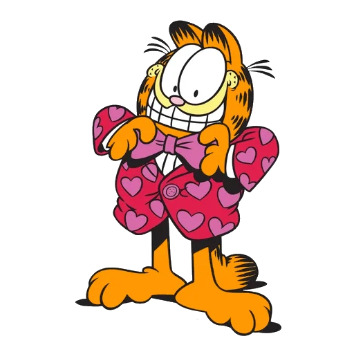 🕺 Стикер «Garfield & friends» для Telegram