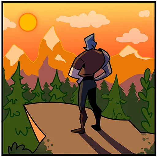 ☀️ Стикер «Гарий Без Текста» для Telegram