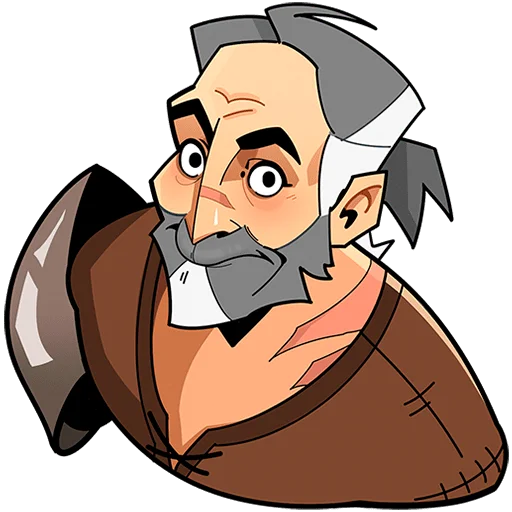 😬 Стикер «Гарий Без Текста» для Telegram