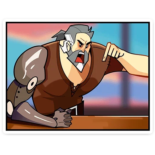 😡 Стикер «Гарий» для Telegram