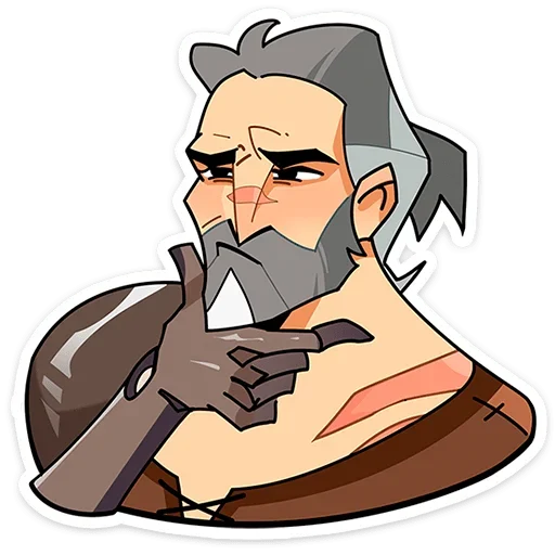 🤔 Стикер «Гарий» для Telegram