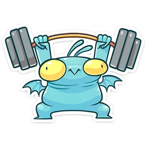 🏋‍♂ Стикер «Гарлик • Garlik» для Telegram