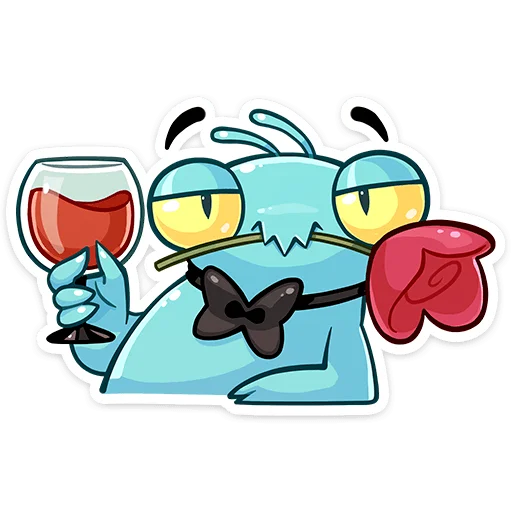 🍷 Стикер «Гарлик • Garlik» для Telegram