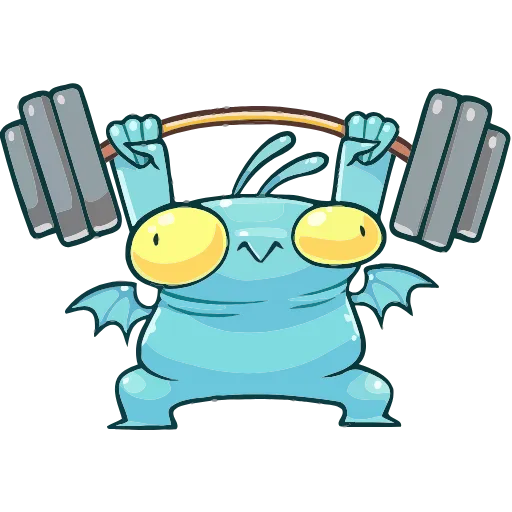 🏋‍♂ Эмодзи «Гарлик» для Telegram