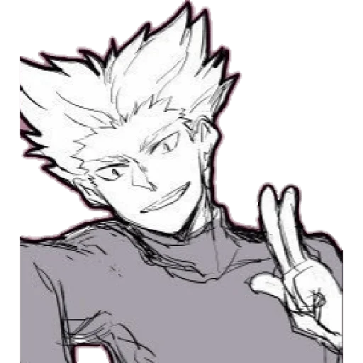 🥰 Стикер «Garou / one punch man» для Telegram